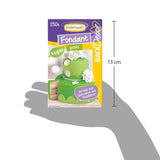 Günthart BackDecor 250 fondant grøn, 100% vegansk, palmeoliefri, rivefast til at dække kager og bagværk, velegnet til modellering, 1 pakke (1 x 250 g) Naty Shop Sukkerpasta