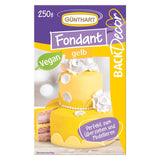 Günthart BackDecor 250 grøn fondant 100 % vegansk palmeoliefri rivefast til at dække kager og bagværk Velegnet til modellering 1 pakke (1 x 250 g) Naty Shop Sukkerpasta 250 G (1 pakke) Gul