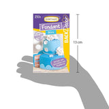 Günthart BackDecor 250 g blå fondant, 100 % vegansk, palmeoliefri, rivefast til at dække kager og bagværk, velegnet til modellering, pakke med 3 (1 x 250 g) Naty Shop Sugarpaste