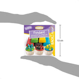 Günthart BackDecor 500g fondant farvet fondant, palmeoliefri, modellervoks til design, sæt af 1 (500 gr) Sukkerpasta Naty Shop