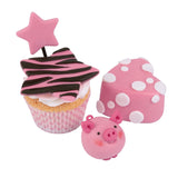 Günthart BackDecor fondant pink | overlegen kvalitet | klar til brug | uden palmeolie | rivefast | til overtræk af kager og bagværk | velegnet til modellering | pakke med 2 (1 x 250 g) Naty Shop sukkerpasta