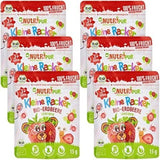 Økologisk frugtsnacks til børn: 6x15 g økologiske frysetørrede jordbær - Frysetørret frugt - Tørret frugt - Små slyngler fra NutriPur Dehydrerede produkter Naty Shop Standard titel