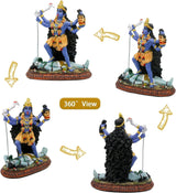 Hindu Gud Kali Ma Statue, Indien Gudinde Kali Bhavatarini Destroyer Statue Dekorativ Hindu Gudinde for Tid og Død Figur Murti Diwali Pooja Gaver Hjemmekontor Tempel Mandir Altar Puja Genstande Statuetter og skulpturer Naty Shop