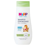 HiPP Baby Care Shampoo med balsam til børn, reder håret og beskytter hovedbunden, til følsom hud, med naturligt økologisk mandelekstrakt, 1 x 200 ml Børn - Bad og hudpleje Naty Shop Standard titel