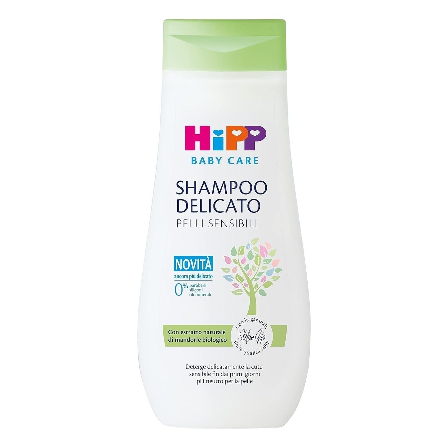 HiPP - Baby Care Gentle shampoo til børn, renser og irriterer blidt øjnene, til følsom hud, med naturligt økologisk mandelekstrakt, 1 flaske med 200 ml Børn - Bad og hudpleje Naty Shop Standard titel