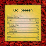 Howa Premium Goji Berries 1 KG tør - ubehandlet, naturlig - superfood fra Asien - ideel til madlavning, bagning eller som en sund snack - Goji bær 1000 g Dehydrerede produkter Naty Shop