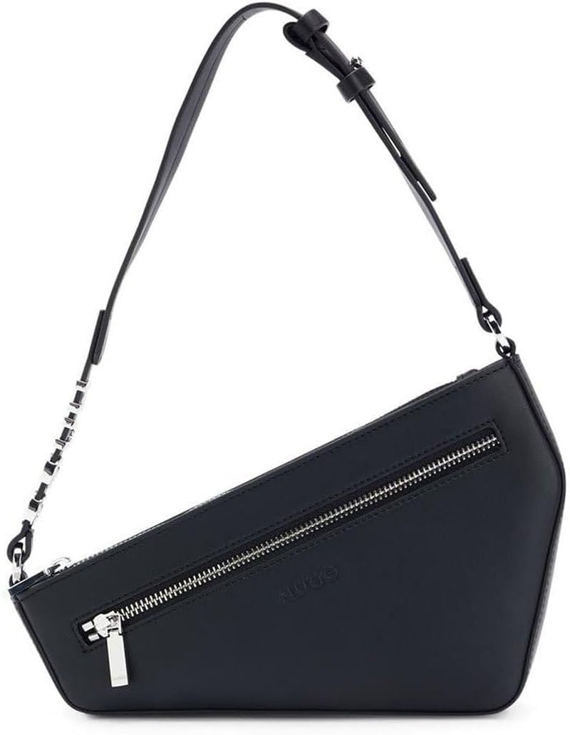 HUGO Dame Mel Saddle R. Skuldertaske Dame Tasker Naty Shop Black1