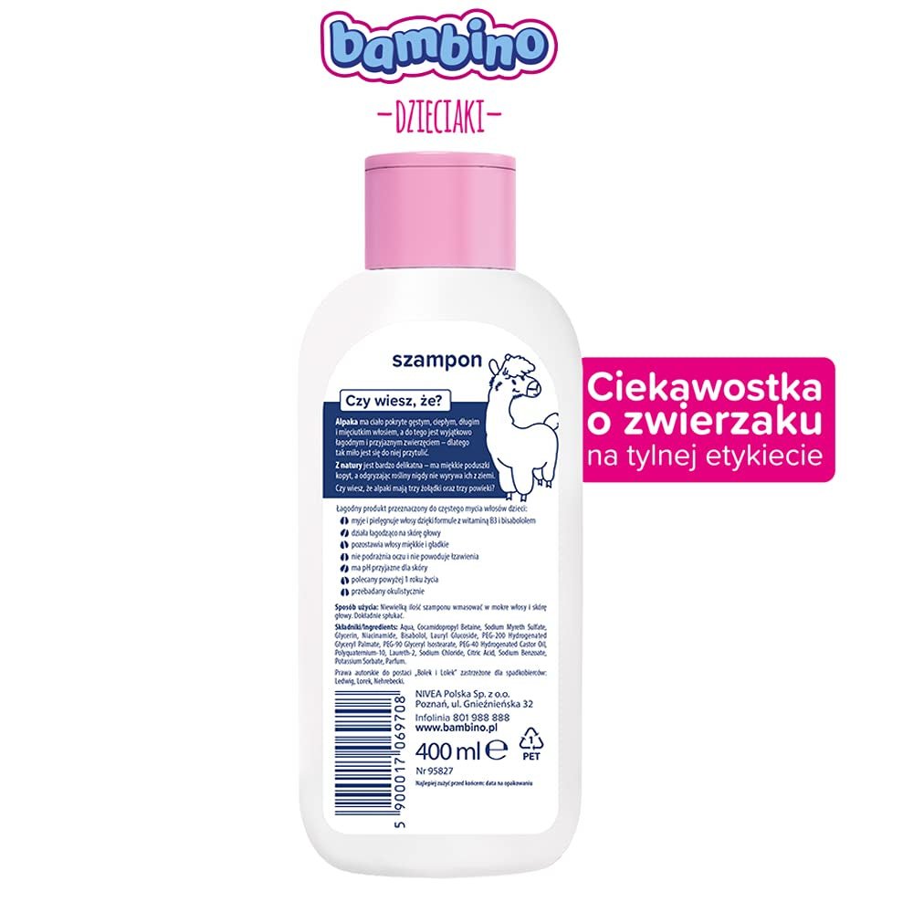 HÜLLE Shampoo til pind og alpaca dukke 400 ml Børn - Bad og hudpleje Naty Shop