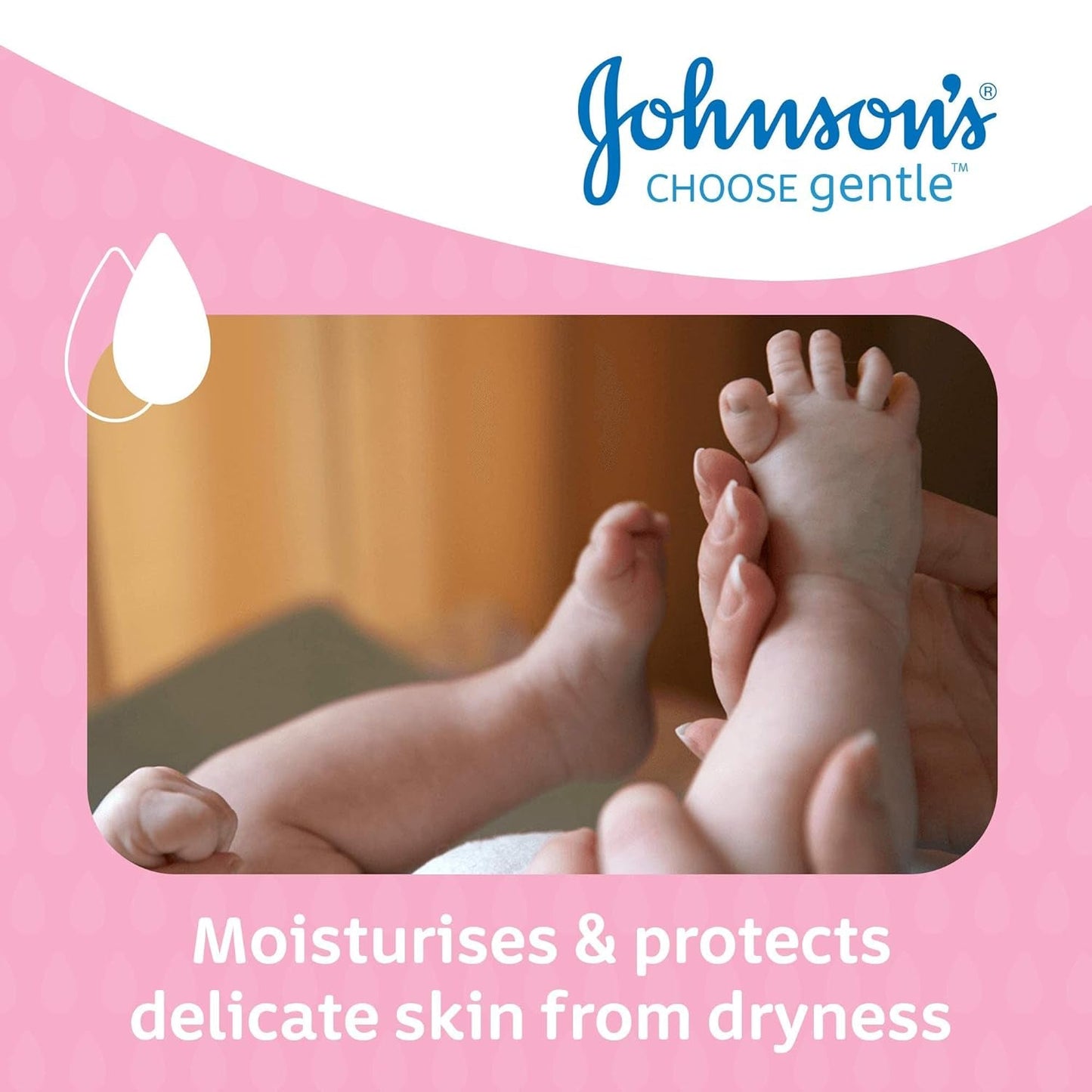 Johnsons JOHNSON'S - Babyolie, (1 X 500 ML) Børn - Bad og hudpleje Naty Shop