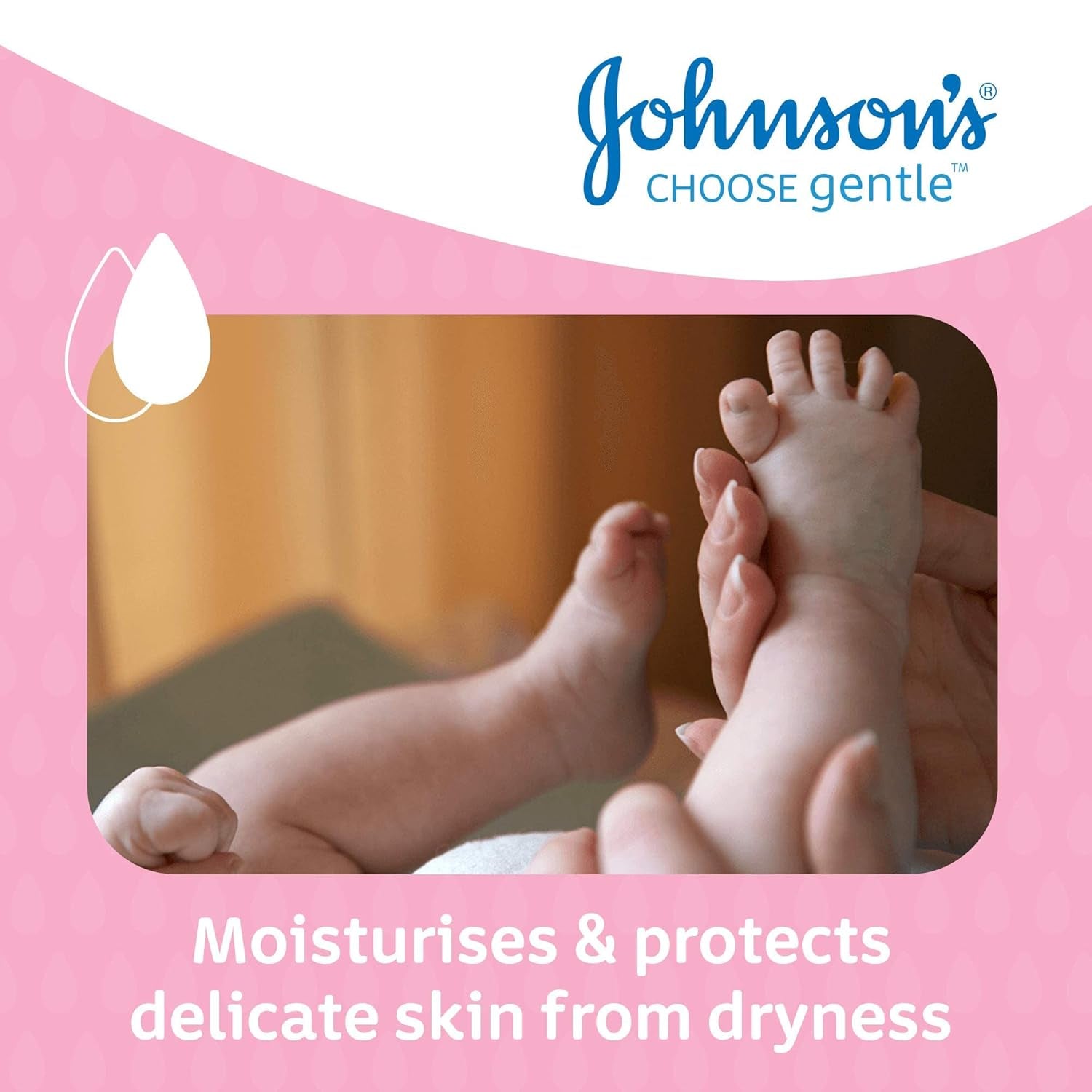 Johnsons JOHNSON'S - Babyolie, (1 X 500 ML) Børn - Bad og hudpleje Naty Shop