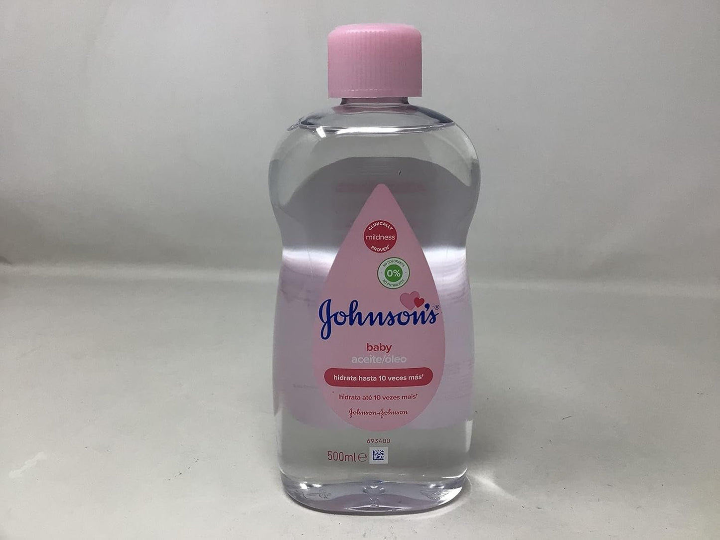 Johnsons JOHNSON'S - Babyolie, (1 X 500 ML) Børn - Bad og hudpleje Naty Shop