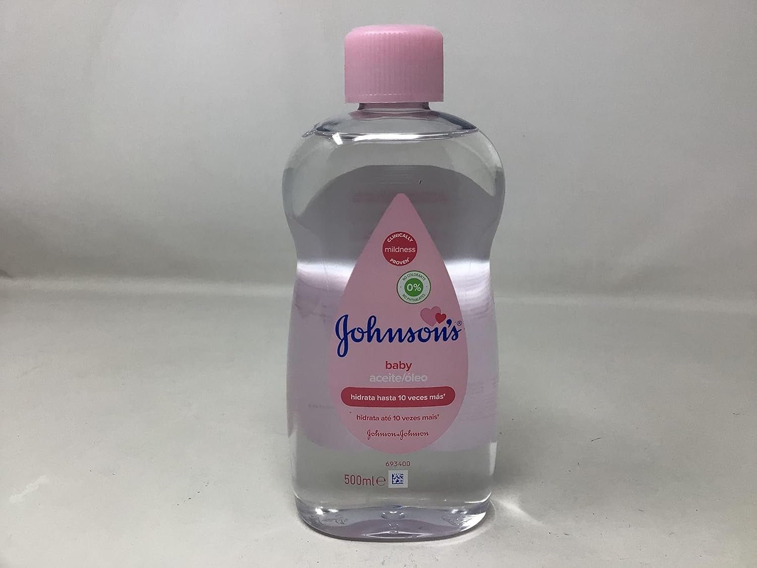 Johnsons JOHNSON'S - Babyolie, (1 X 500 ML) Børn - Bad og hudpleje Naty Shop