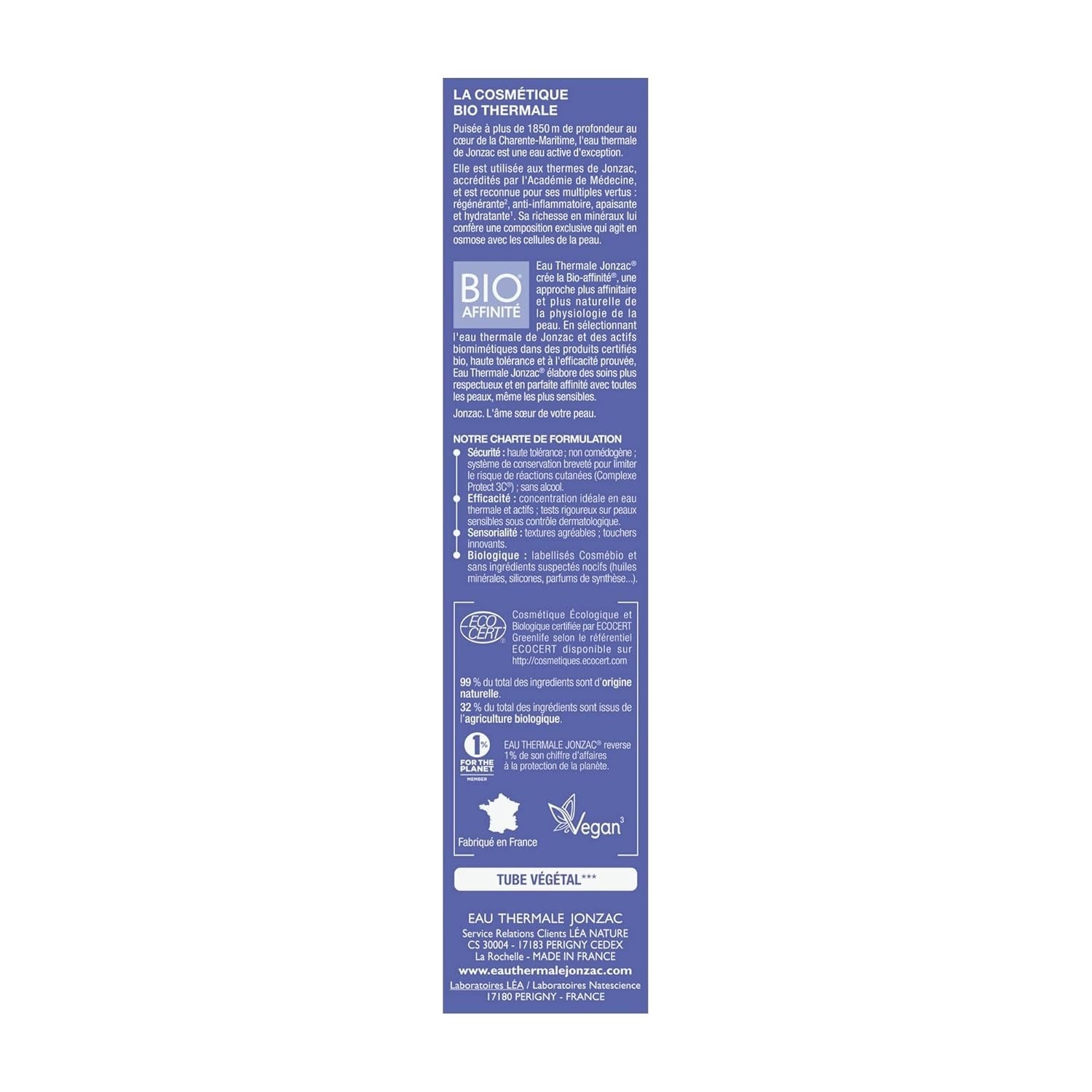 Jonzac Babycreme Cara 40ml Børn - Bad og hudpleje Naty Shop