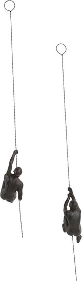 JOTEX Feminine Climbers Dekorative figurer, pakke med 2, rustbrune statuetter og skulpturer Naty Shop