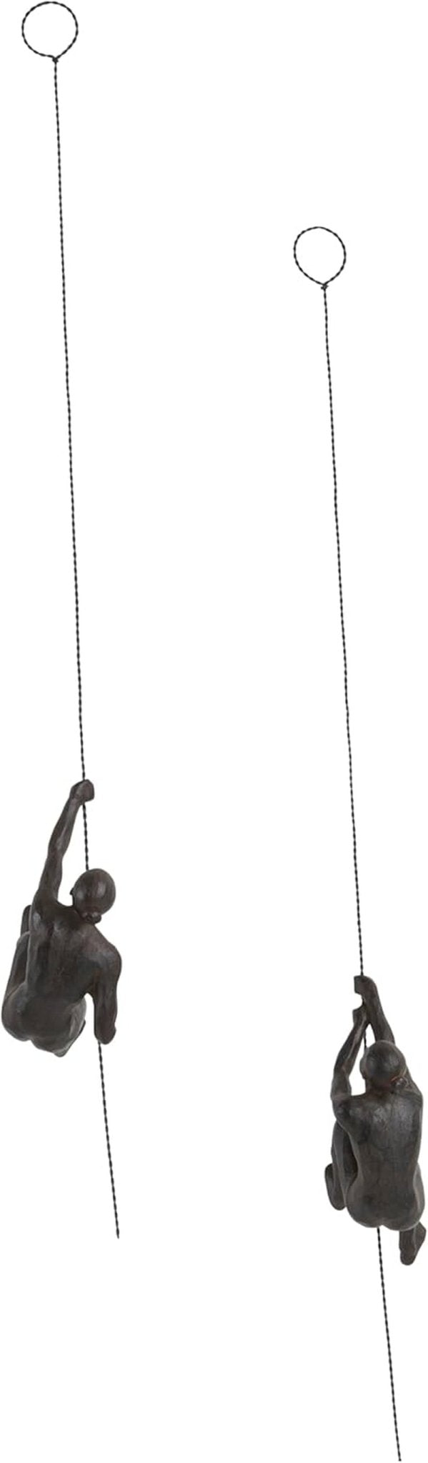 JOTEX Feminine Climbers Dekorative figurer, pakke med 2, rustbrune statuetter og skulpturer Naty Shop