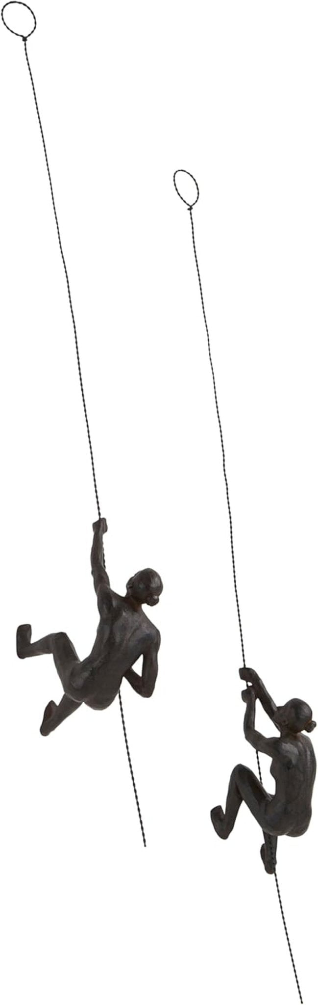 JOTEX feminine klatrere dekorative figurer, pakke med 2, rustne brune statuetter og skulpturer Naty Shop Standardtitel