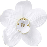 Kare Design vægdekoration Orchid, hvid, XL, vægdekoration, orkidéblomst look, håndlavet, 25x24x7 cm (h/b/d) Statuetter og skulpturer Naty Shop Hvid 51L X 2B Cm