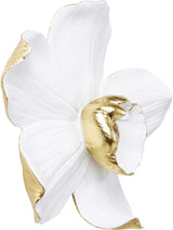 Kare Design vægdekoration Orchid, hvid, XL, vægdekoration, orkidéblomst look, håndlavet, 25x24x7 cm (h/b/d) Statuetter og skulpturer Naty Shop