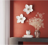 Kare Design vægdekoration Orchid, hvid, XL, vægdekoration, orkidéblomst look, håndlavet, 25x24x7 cm (h/b/d) Statuetter og skulpturer Naty Shop