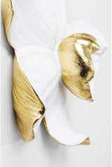 Kare Design vægdekoration Orchid, hvid, XL, vægdekoration, orkidéblomst look, håndlavet, 25x24x7 cm (h/b/d) Statuetter og skulpturer Naty Shop