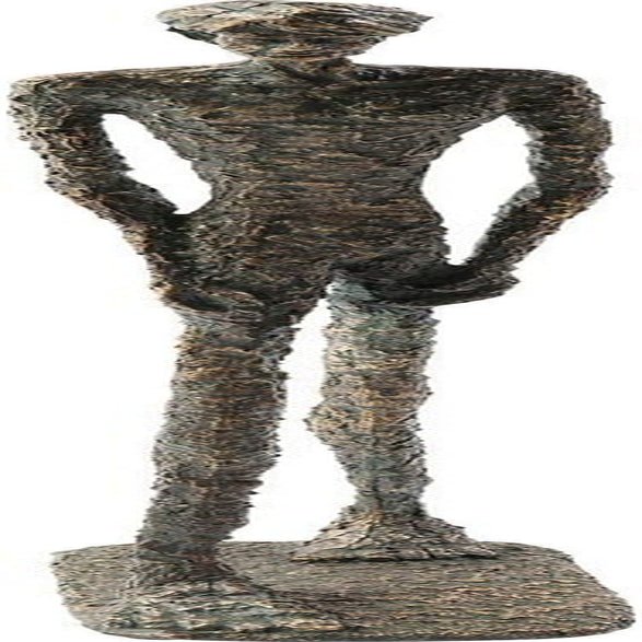 Kare Design Dekorativ Objekt Kunst Dame Bronze Dekorativ Figur Resin Antik Look Statue Dekor Art Objekt Tilbehør 78x13.5x13.5cm Statuetter og skulpturer Naty Shop Grå mand