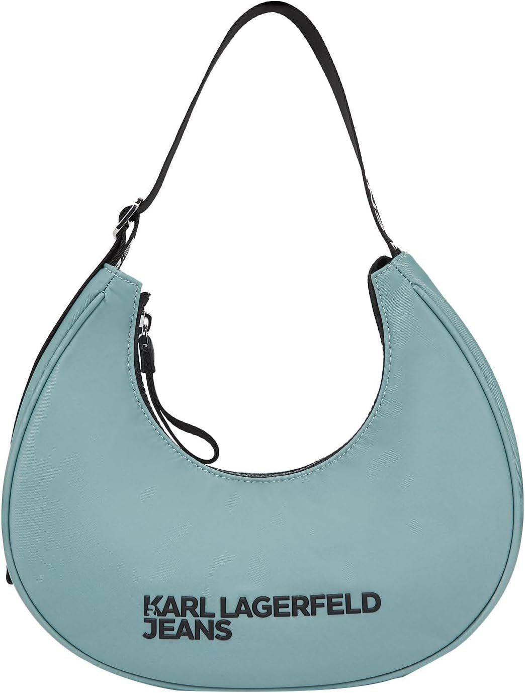 KARL LAGERFELD JEANS Essential Nylon Moon Bag Dame Tasker Naty Shop Granit Green