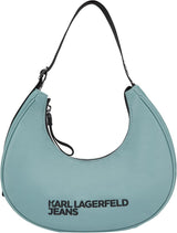 KARL LAGERFELD JEANS Essential Nylon Moon Bag Dame Tasker Naty Shop Granit Green