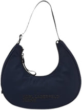KARL LAGERFELD JEANS Essential Nylon Moon Bag Dametasker Naty Shop Dark Slate