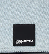 Karl Lagerfeld Jeans Dameæske Logo Kamerataske Cross Body, Lyseblå Dametasker Naty Shop