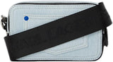 Karl Lagerfeld Jeans Dameæske Logo Kamerataske Cross Body, Lyseblå Dametasker Naty Shop