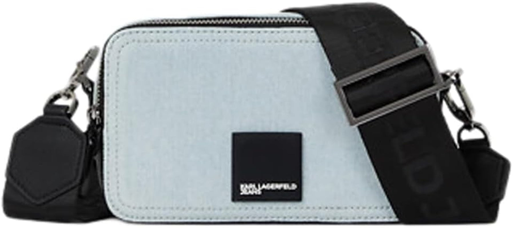 Karl Lagerfeld Jeans Dameboks Logo Kamerataske Cross Body, Lyseblå Dametasker Naty Shop Standardtitel