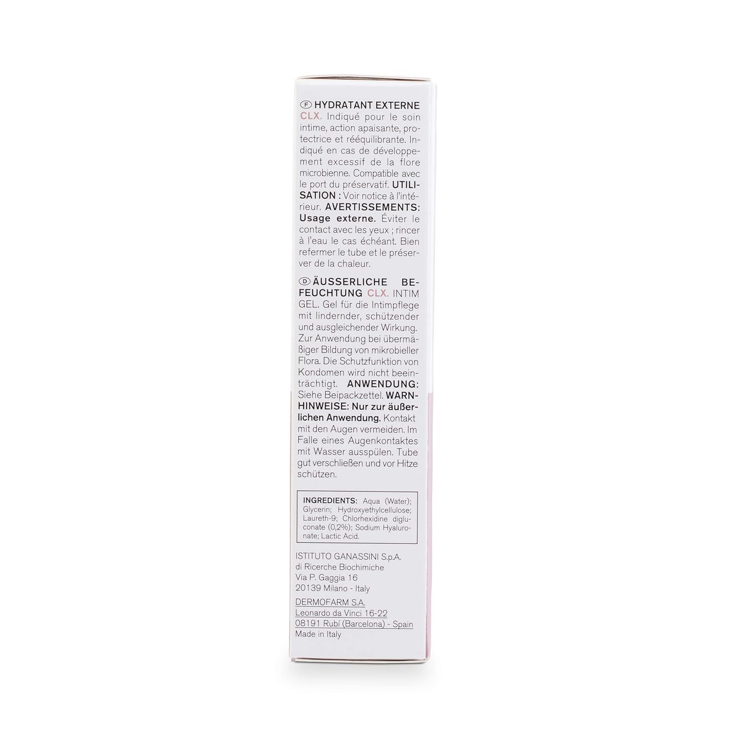 Lab - Ekstern fugtighedscreme CLX, Fugtgivende creme til ydre intime områder, Klorhexidin og aloe vera, Hypoallergen, Parabenefri, Dermatologisk og gynækologisk testet - 30 ml Børn - Bad og hudpleje Naty Shop