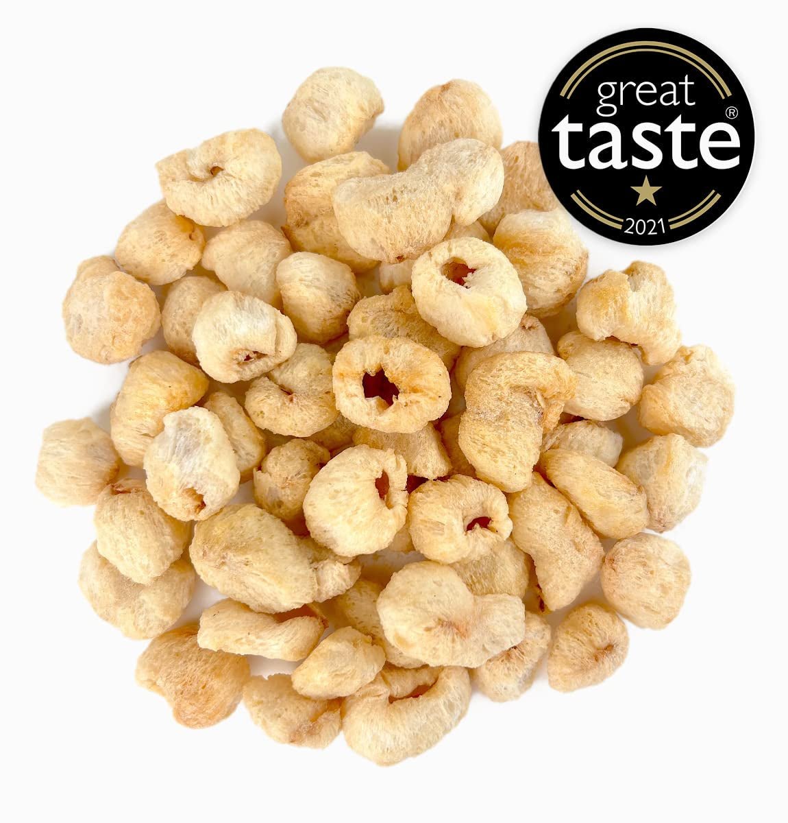 Tørret litchi BRIX | Natural lychee, dried 95 g | Great Taste Award for Dried Fruit | Ikke-GMO, glutenfri, vegansk, konserverede vitaminer Naty Shop Dehydrerede produkter