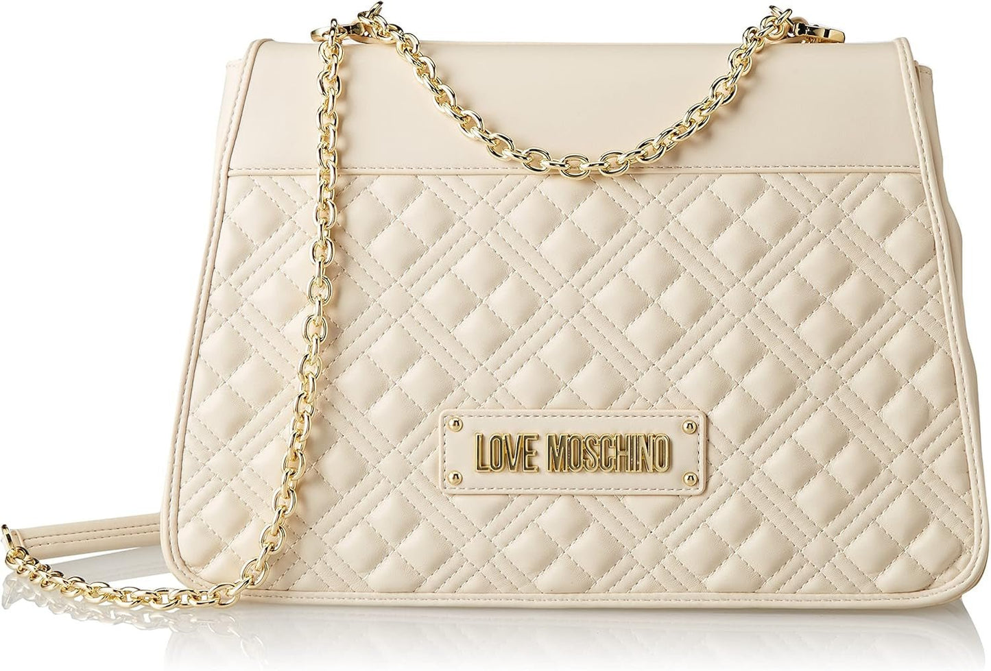 Love Moschino Borsa A Spalla skuldertaske Dame Tasker Naty Shop Avorio