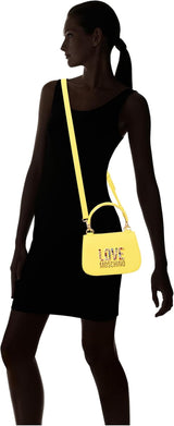 Love Moschino dametaske, gul Håndtaske, gul Dametasker Naty Shop