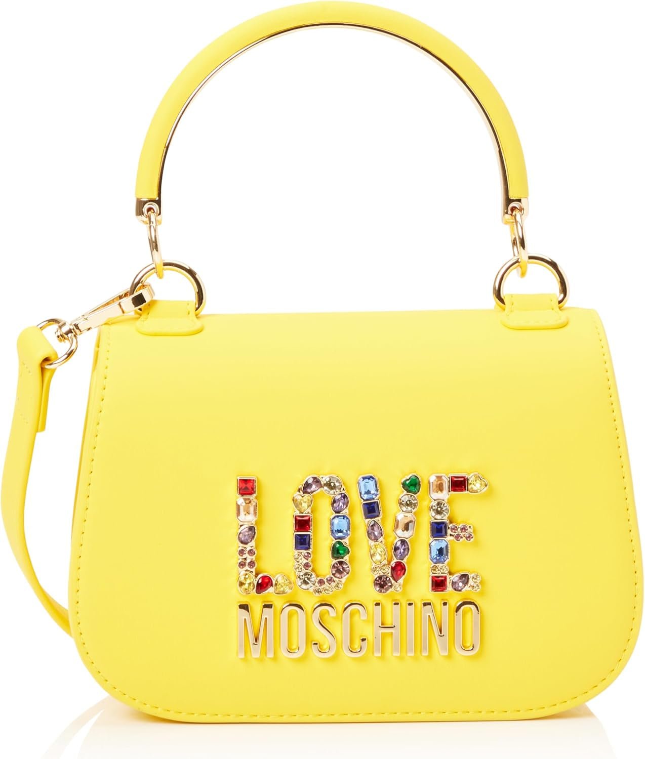 Love Moschino Dametaske, Gul Håndtaske, Gul Dametaske Naty Shop Standard titel