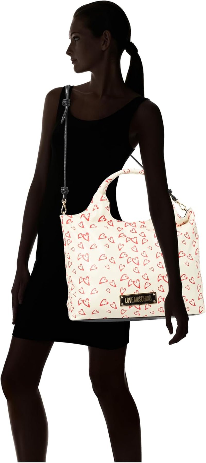 Love Moschino dametaske, flerfarvet håndtaske, multifarvet dametaske Naty Shop