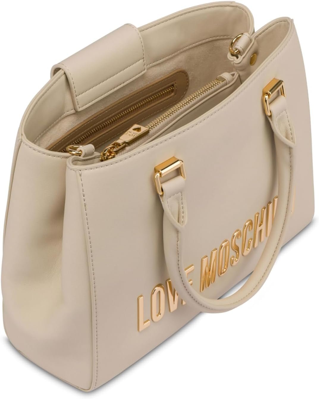 Love Moschino Håndtaske Elfenben Dametasker Naty Shop