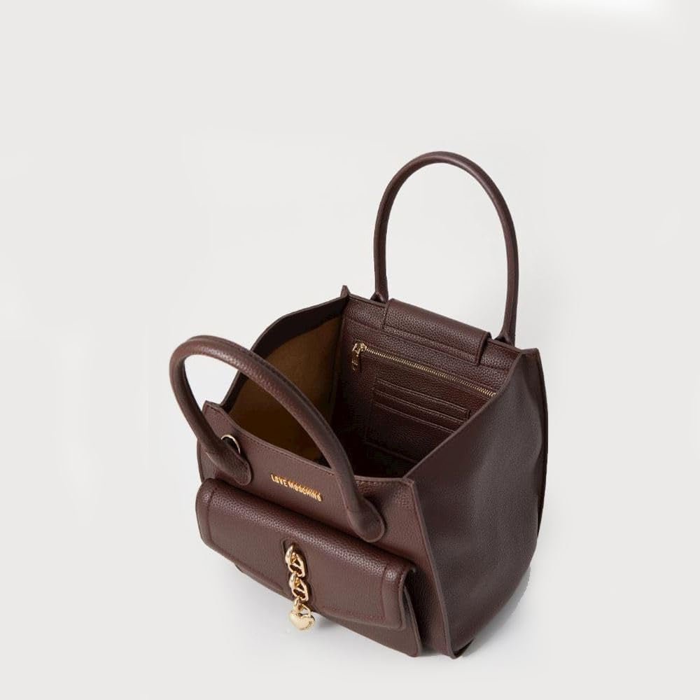 Love Moschino Skuldertaske Mørkebrun One Size Tasker Kvinder Naty Shop