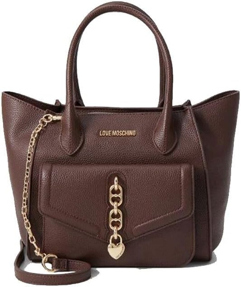 Love Moschino Skuldertaske Mørkebrun One Size Tasker Kvinder Naty Shop Standardtitel