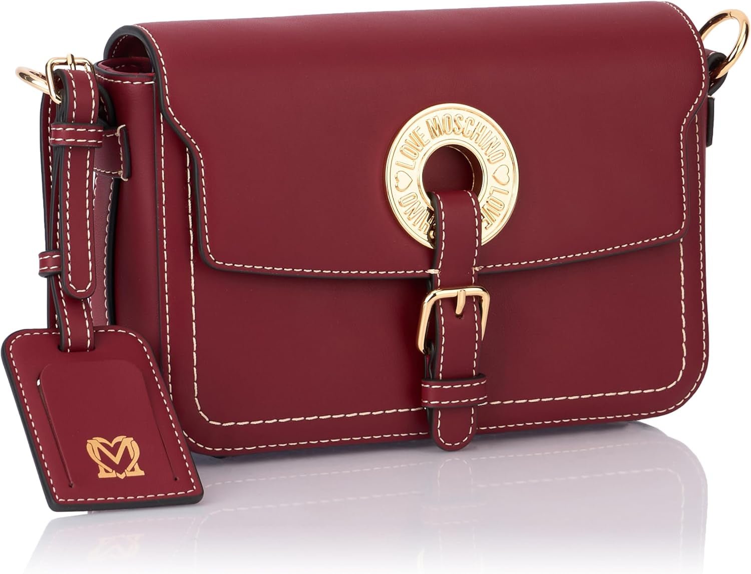 Love Moschino Skuldertaske Dame Bordeaux One Size Tasker Kvinder Naty Shop