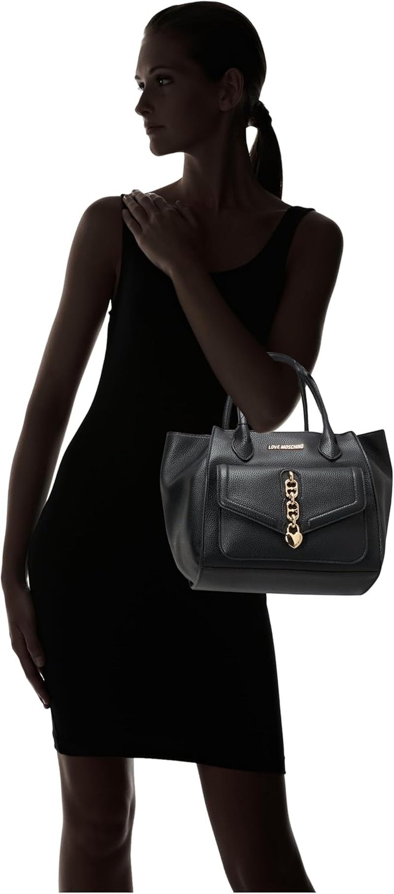 Love Moschino Skuldertaske Sort, One Size Dametasker Naty Shop