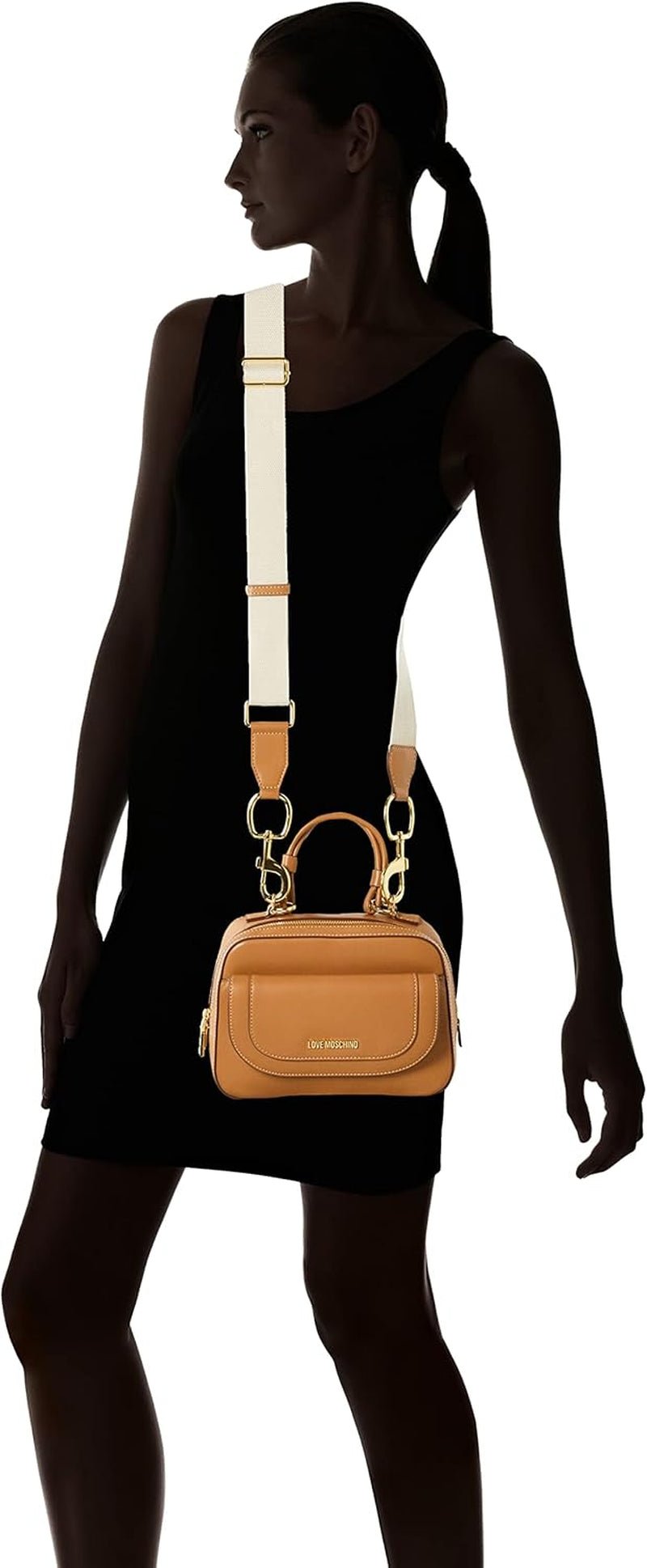 Love Moschino Jc4116pp1glr0201 Håndtaske, Camel Tasker Kvinder Naty Shop