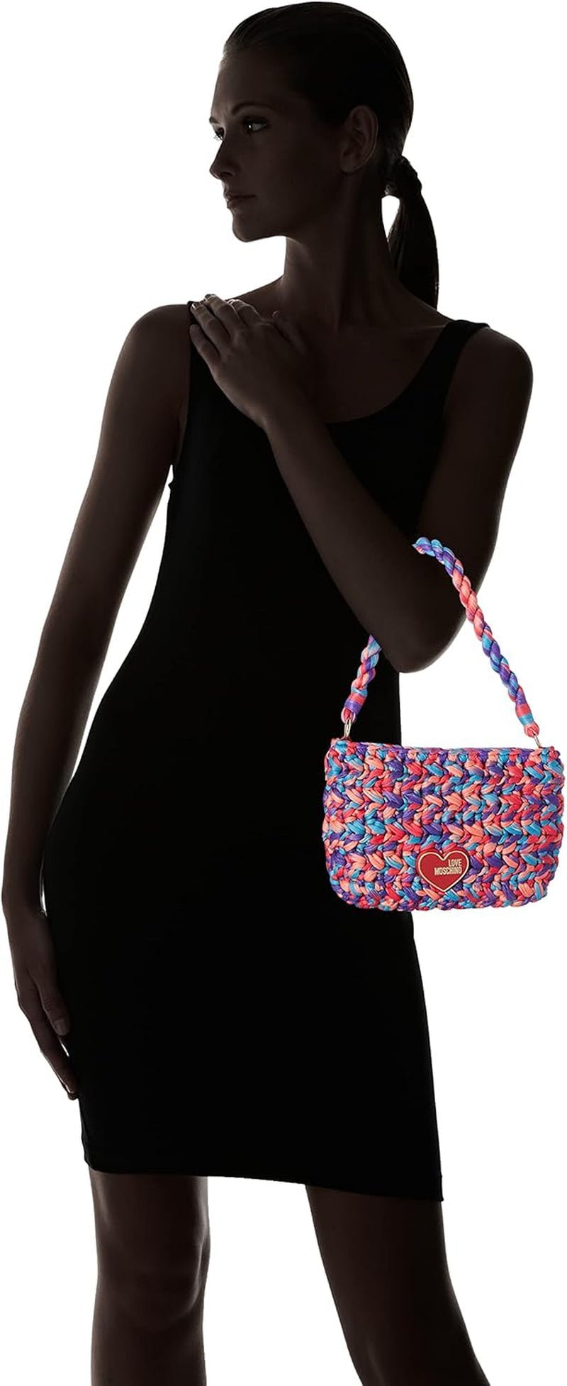 Love Moschino Jc4235pp0gkl165a håndtaske, flerfarvet Dametasker Naty Shop