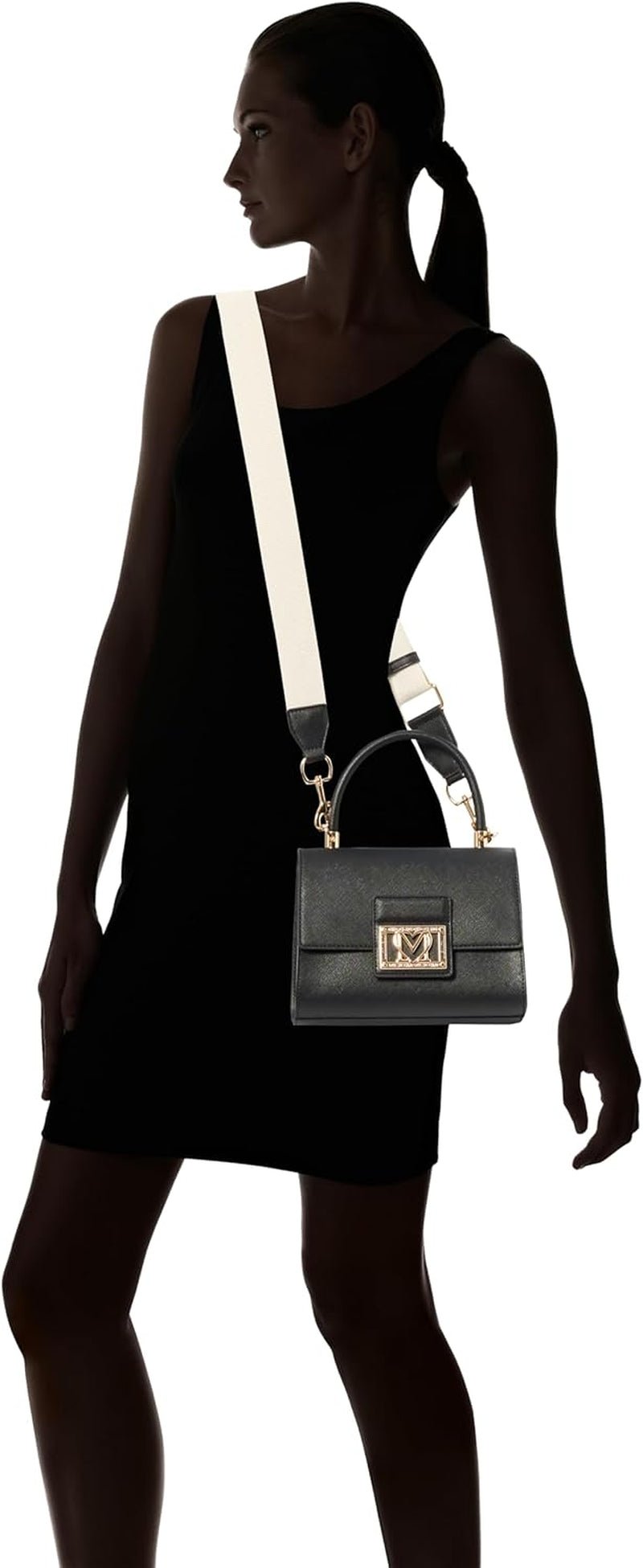 Elsker Moschino Damer BORSA A Mano, Nero BORSA A Mano, Nero Damer Tasker Naty Shop