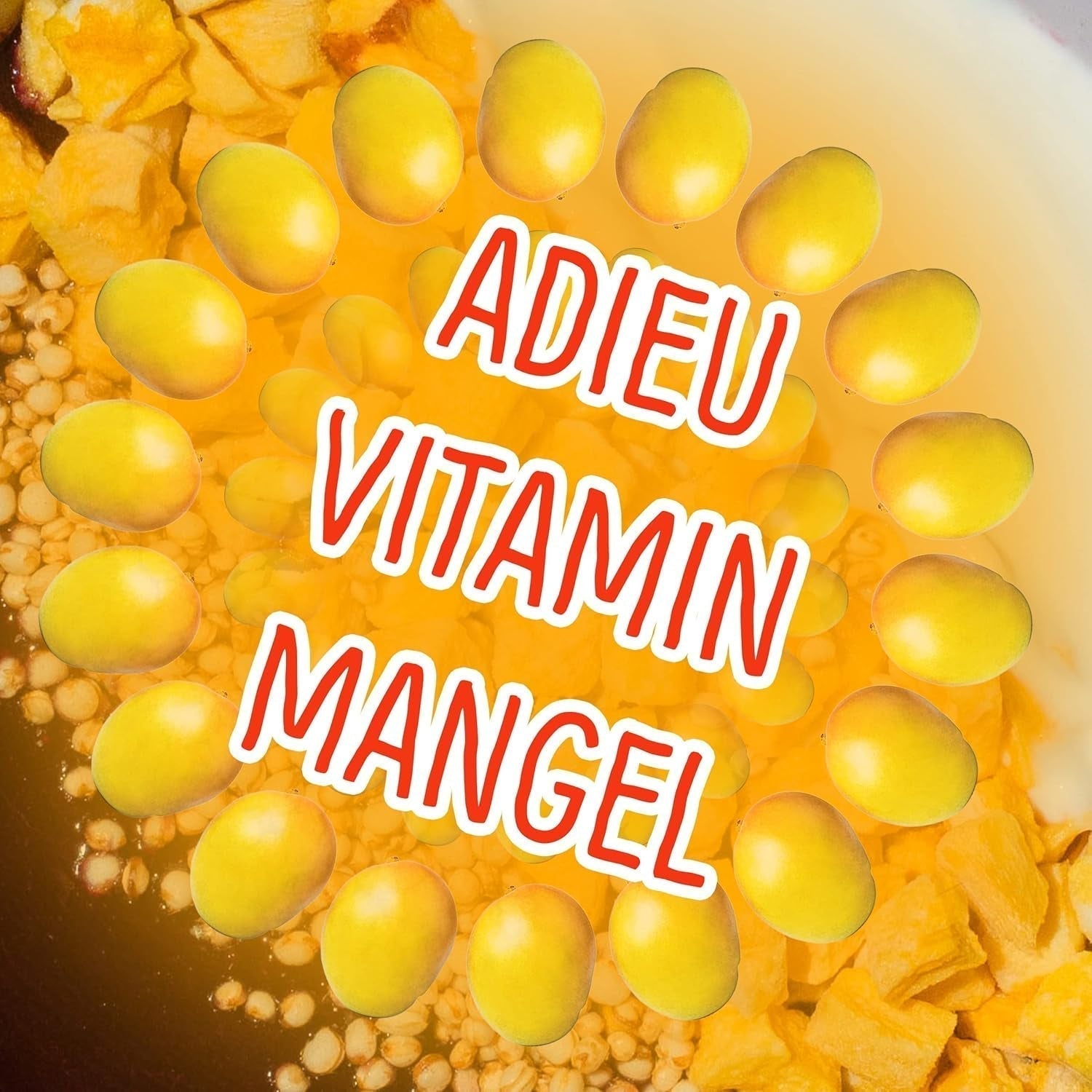 Frysetørret mango: 100g frysetørret frugt fra møre stykker mango uden tilsat sukker - tørret mango - tørret mango - tørret frugt - tørret frugt fra NutriPur Dehydrerede produkter Naty Shop