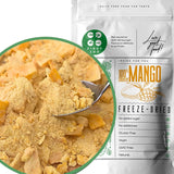 Frysetørret mango | Uden tilsat sukker Frysetørret Mango | Frysetørret mango Mango frugt Tørret mango | Tørret mango Tørret frugt uden tilsætningsstoffer | ZingyZoo tørret mango (100 g) Dehydrerede produkter Naty Shop knuste stykker 300 g