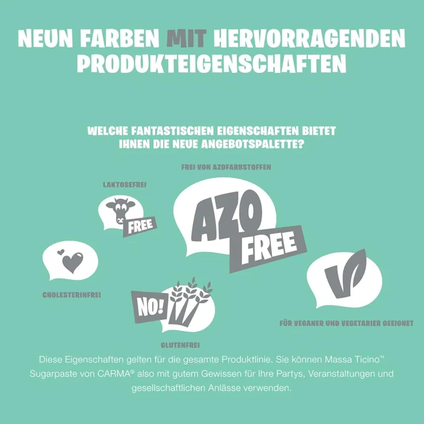 Massa Ticino Fondant Hvid 2x 1 kg - Premium sukkerpasta til dekorative kager, rullet fondant - perfekt til kager, modellering og dekorationer - hvid fondant til professionelle og amatørbagere Sukkerpasta Naty Shop
