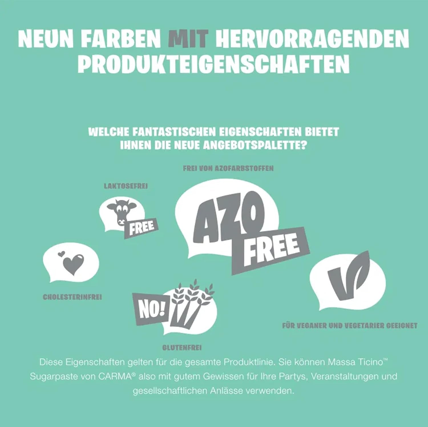 Massa Ticino Fondant Hvid 2x 1 kg - Premium sukkerpasta til dekorative kager, rullet fondant - perfekt til kager, modellering og dekorationer - hvid fondant til professionelle og amatørbagere Sukkerpasta Naty Shop
