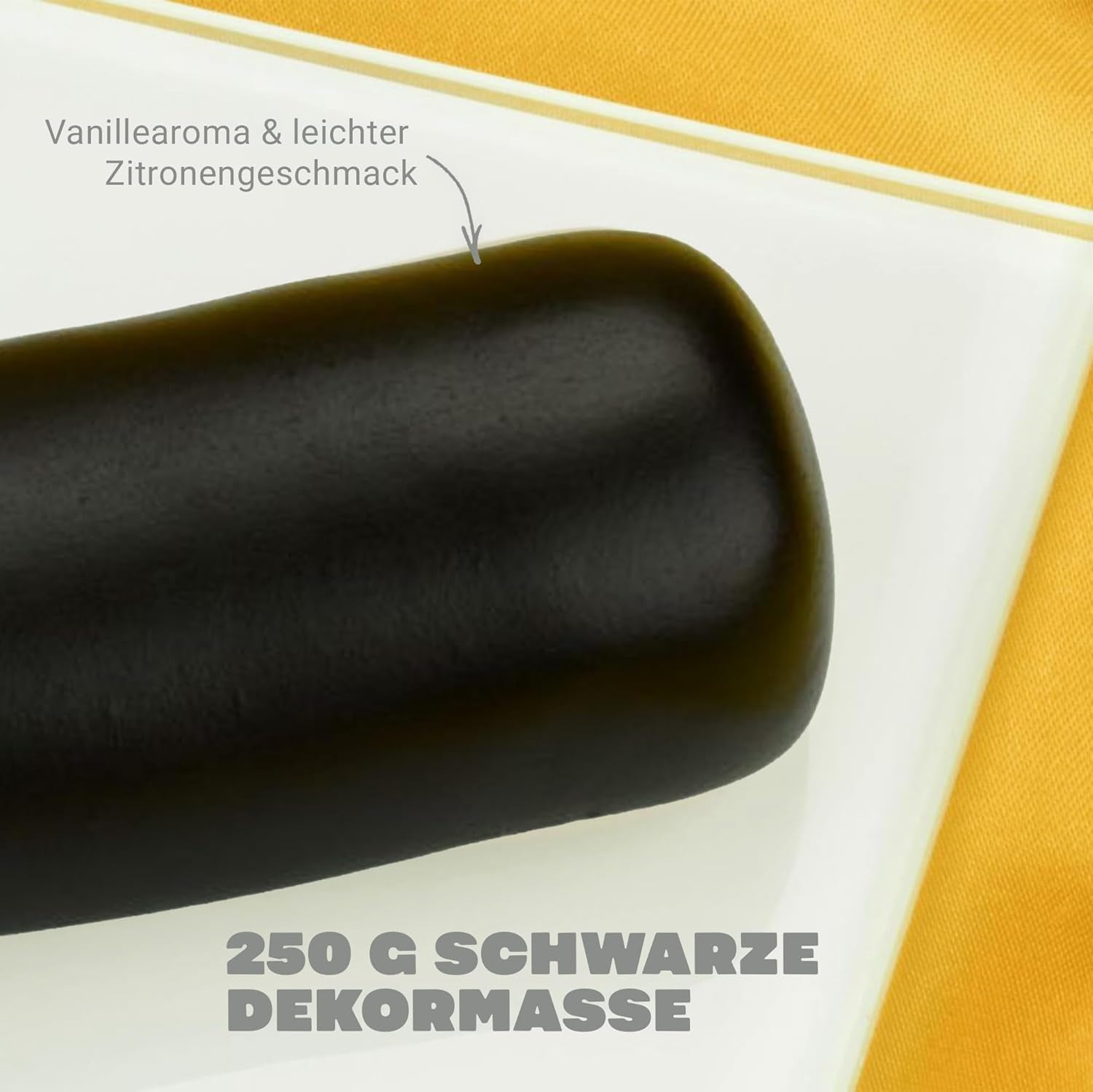 Massa Ticino Sæt 1x Hvid Fondant 250g og 1x Sort Fondant 250g - Premium sukkerpasta til kager, rullefondant - Perfekt til kager, modellering og dekorationer - Fondant til professionelle og amatørbagere Sukkerpasta Naty Shop